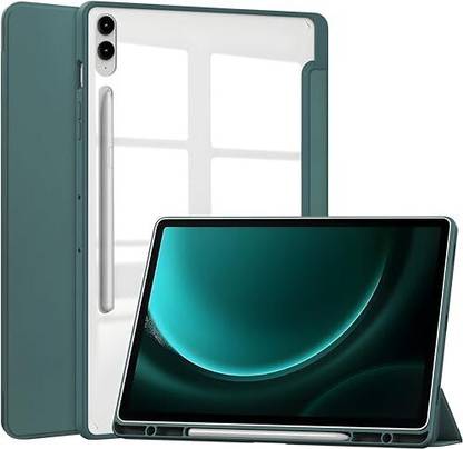Proelite Flip Cover for Galaxy Tab S9 FE Plus/S9 Plus/S10+ 12.4 inch Case,Smart Flip Case Cover with S Pen Holder