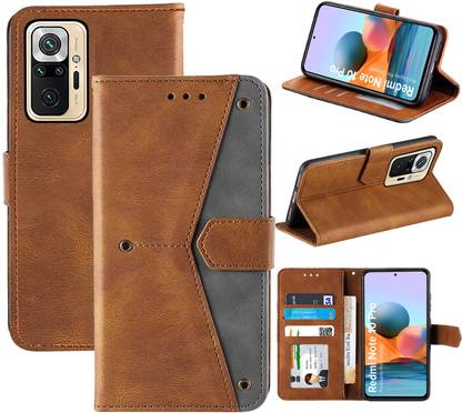 Autofocus Flip Cover for Mi Redmi Note 10 Pro, Redmi Note 10 Pro