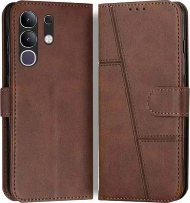 FoneShield Flip Cover for vivo T4x 5G, |Premium Leather| Built-in Stand| Card Slots & Wallet