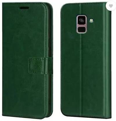 ClickAway Flip Cover for Samsung Galaxy A8 Plus | Original Vintage Series Back Cover