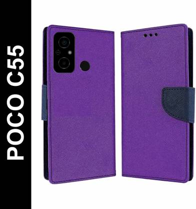 Wristlet Flip Cover for POCO C55