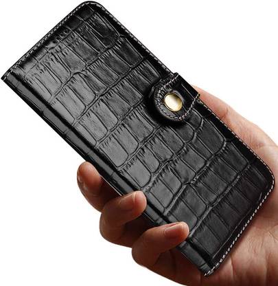 Clickcase Flip Cover for Oppo Find X2 (Genuine Leather)