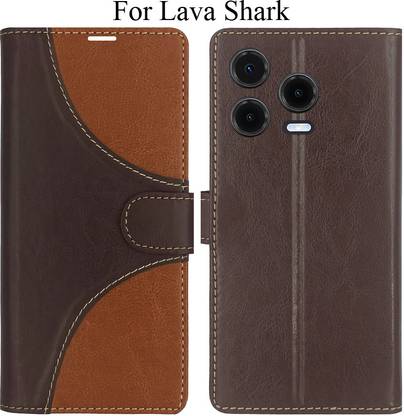 MAXSHAD Flip Cover for Lava Shark