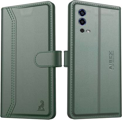 AIBEX Flip Cover for Oppo A55 | Premium Leather Finish | Magnetic Closure | Kickstand Feature | Shockproof