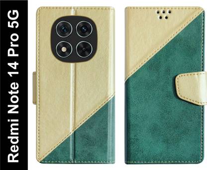 SBMS Flip Cover for Xiaomi Mi Redmi Note 14 Pro 5G Back Cover Case with Magnatic Closure