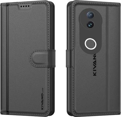 KIVANO LUXE Flip Cover for Vivo T4R 5G / iQOO Z10R 5G / Vivo V50E 5G / Vivo V50 5G