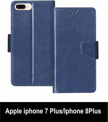 SBMS Flip Cover for Apple iPhone 7 Plus / iPhone 8 Plus Back Cover Case with Magnatic Closure