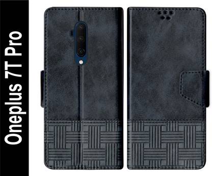 Telecase Flip Cover for Oneplus 7T Pro Back Cover Case with Magnatic Closure