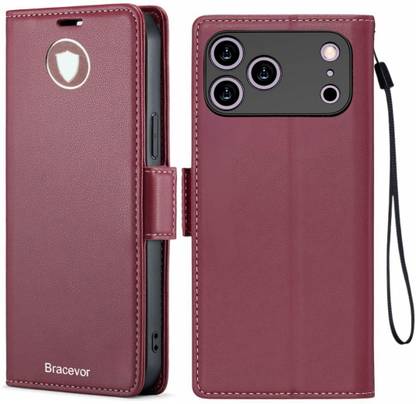 Bracevor Flip Cover for iPhone 17 Pro Max