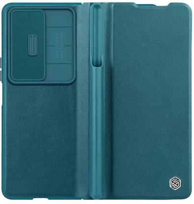 Nillkin Flip Cover for Samsung Galaxy Z Fold 4 5G, Qin Pro leather Case