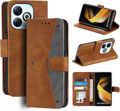 Unistuff Flip Cover for Infinix Smart 8 Plus