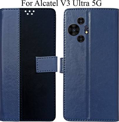 MAXSHOPY Flip Cover for Alcatel V3 Ultra 5G