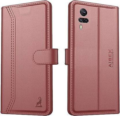 AIBEX Flip Cover for Vivo Y51 (2020) / Vivo Y53s / Vivo Y31 / Vivo Y51A| Premium Leather Finish | Magnetic