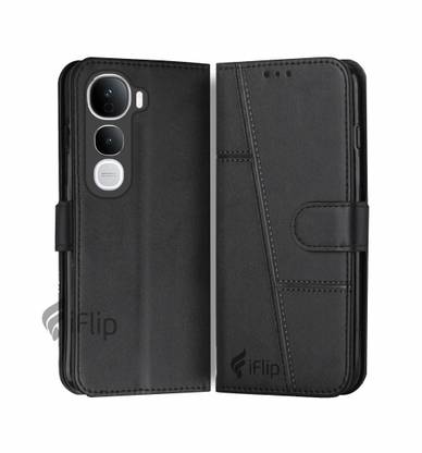 iFlip Flip Cover for Vivo Y400 PRO, Card Pockets Wallet & Stand