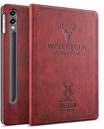 Proelite Flip Cover for Galaxy Tab S9 FE+/S9+/S10+ 12.4 inch Cover Case Supports S Pen Magnetic Attachment
