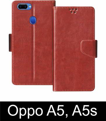 SBMS Flip Cover for Oppo A5, Oppo A5s