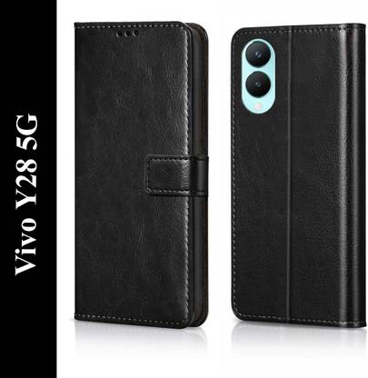 Flocculent Flip Cover for Vivo Y28 5G