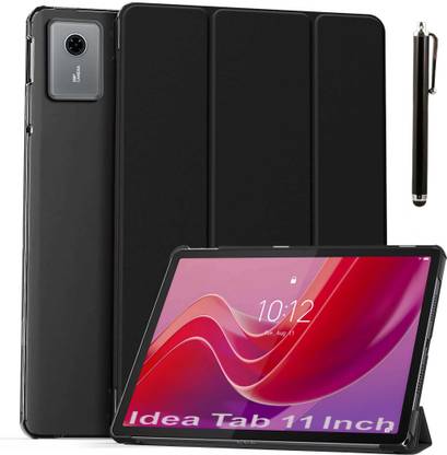 Proelite Flip Cover for Lenovo idea Tab 11 inch Cover, Smart Flip Case {Translucent Back} with Stylus Pen