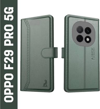 AIBEX Flip Cover for Oppo F29 Pro 5G|Premium Leather Finish | Magnetic Closure | Kickstand Feature | Shockproof