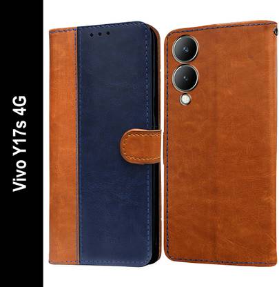 Casotec Flip Cover for Vivo Y17s 4G, Vivo Y28 5G
