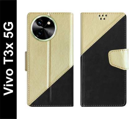 SBMS Flip Cover for Vivo T3x 5G Back Cover Case with Magnatic Closure
