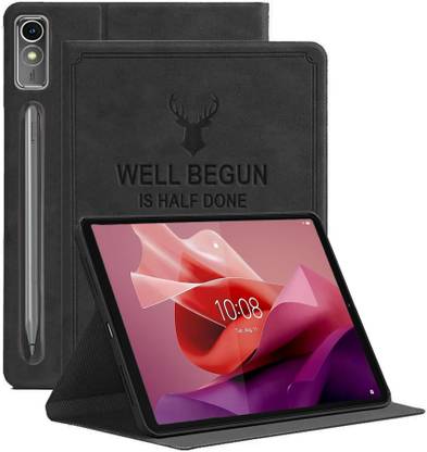 Proelite Flip Cover for Lenovo Tab P12 12.7 inch Deer Smart Flip Case,