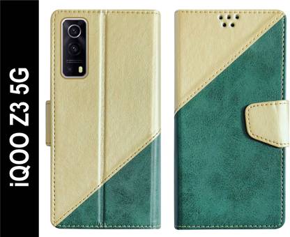 SBMS Flip Cover for iQOO Z3 5G Back Cover Case with Magnatic Closure