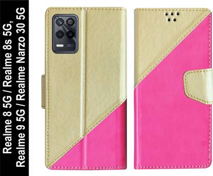 SBMS Flip Cover for Realme 8 5G / Realme 8s 5G / Realme 9 5G / Realme Narzo 30 5G