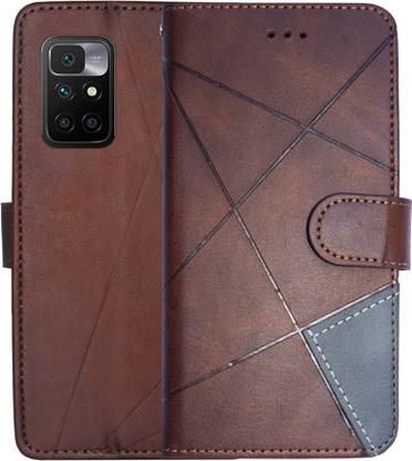 SUPER-ME Flip Cover for REDMI 10 PRIME