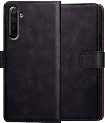 Xester Flip Cover for REALME 6 |Vegan PU Leather |Foldable Stand & Pocket |Magnetic Closure