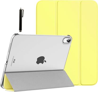Proelite Flip Cover for iPad (A16) 11th/10th Gen (2025/2022) Cover Case, Transparent Smart case with Stylus Pen
