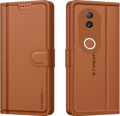 KIVANO LUXE Flip Cover for Vivo T4R 5G / iQOO Z10R 5G / Vivo V50E 5G / Vivo V50 5G