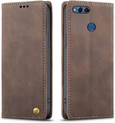 ClickAway Wallet Case Cover for Huawei Honor 7X | Highly Recommended (Best Selling)| Top Trending Flip Back Cover