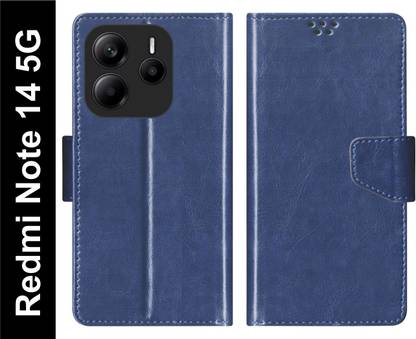 SBMS Flip Cover for Xiaomi Mi Redmi Note 14 5G Back Cover Case with Magnatic Closure