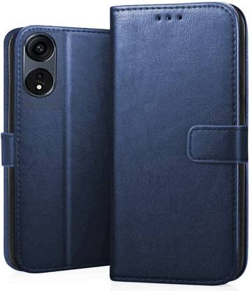 NKARTA Wallet Case Cover for Oppo F23 5G 5G Flip case cover - Blue