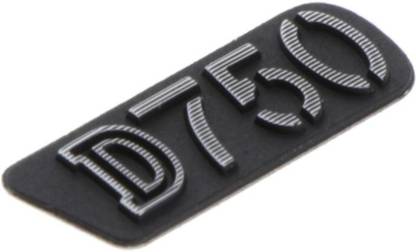 Lyla Front & Back Case for Replacement For Nikon D750 Nameplate SLR Camera Label Number Logo