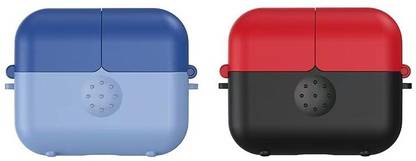 Nik's World Front & Back Case for Airpods Pro 1st Generation (2019) Protective Fancy Cute Snap Button Clamshell Cover