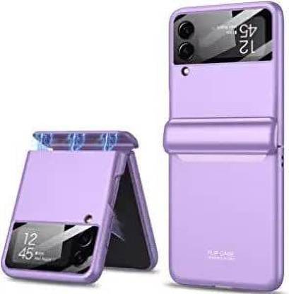 Nik's World Front & Back Case for Samsung Galaxy Z Flip 4 Matte PC Shockproof Magnetic Folding Hinge Protection Cover