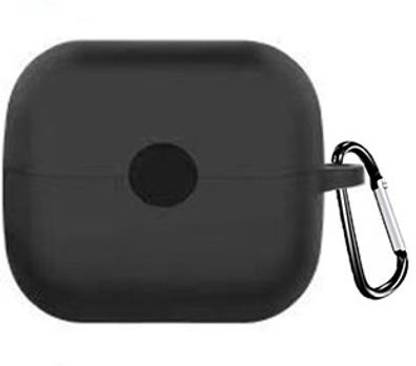 AJM Front & Back Case for Noise Bare Buds 360 Protection Shockproof Design Soft Rubberised Cover with Keychain