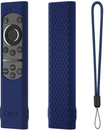 Oboe Front & Back Case for Samsung Smart Tv Remote BN59-01311 Samsung QLED TV Remote Half Wrap Cover with Loop