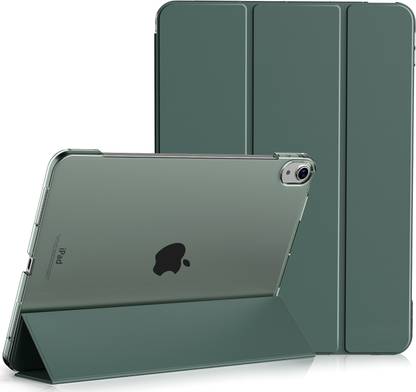 Caseelo Flip Cover for Apple iPad 10th Gen - 10.9" 2022 A2696 A2757 A2777 Tri-Fold [ Hard Frosted Back Case ]