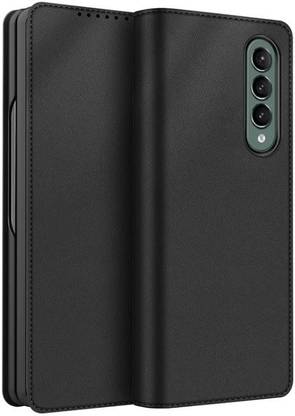 SCALEBEE Back Cover for Samsung Galaxy Z Fold 4 / Fold4 Magnetic 2 in 1 Leather Wallet Flip Case Camera Protection