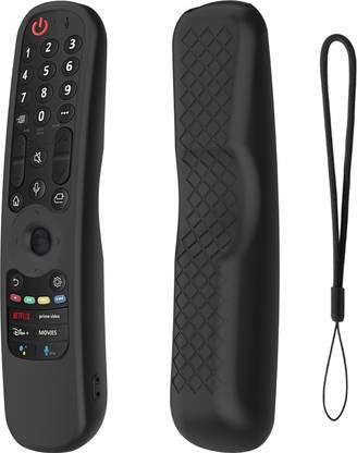 CALDIPREE Front & Back Case for LG MR21GA MR21N MR21GC Remote Control Cover LG OLED TV Magic Remote 2021 Model