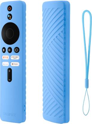 CALDIPREE Front & Back Case for MI Smart TV Remote Control Cover with Loop