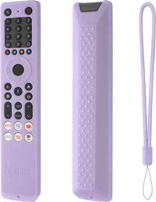 Oboe Front & Back Case for TCL Tv Remote RC833A 4K QLED Google TV Protective Cover with Lanyard[Remote NOT Included]