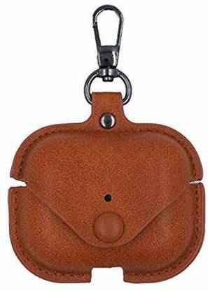 mJoy Front & Back Case for AirPods Pro Case Leather