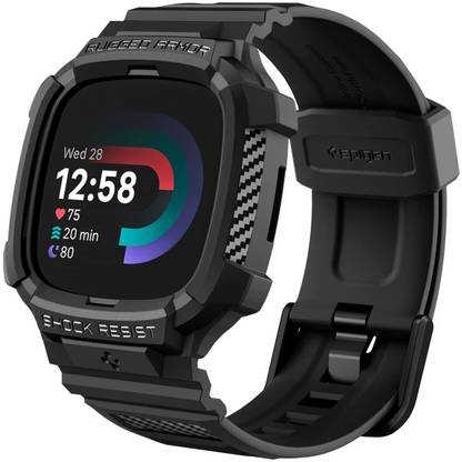 Spigen Rugged Armor Pro Front & Back Case for Fitbit Versa 4 / Sense 2