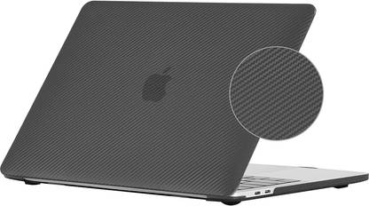 Nik's World Front & Back Case for MacBook Air 13 Inch (Model M1 A2337/A2179/A1932) Carbon Fiber Texture Design Laptop Cover