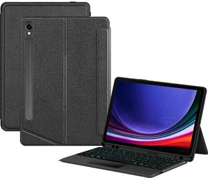 Proelite T2091TouchPadkeyboardcaseS9BLK Bluetooth Standard Tablet Keyboard Compatible with Desktop, Laptop, Mac Easy to Use,Plug and Play,Quick, Comfy Durable body