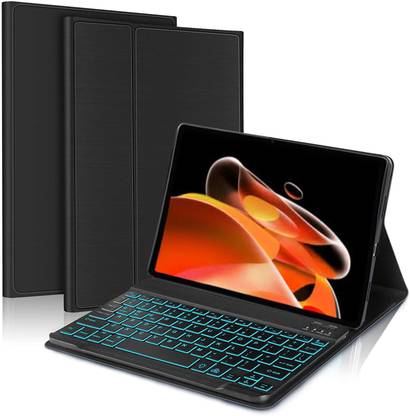 Proelite Detachable Wireless Backlit Bluetooth Keyboard case for Realme Pad X 11 inch Bluetooth Standard Tablet Keyboard Compatible with Desktop, Laptop, Mac Easy to Use,Plug and Play,Quick, Comfy Durable body